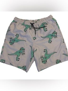 ASOS Swim Shorts Dinosaur T-Rex Print Small